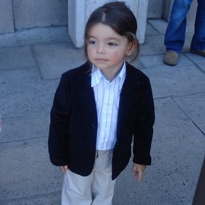 K- Kauff Black Velvet Blazer 2T